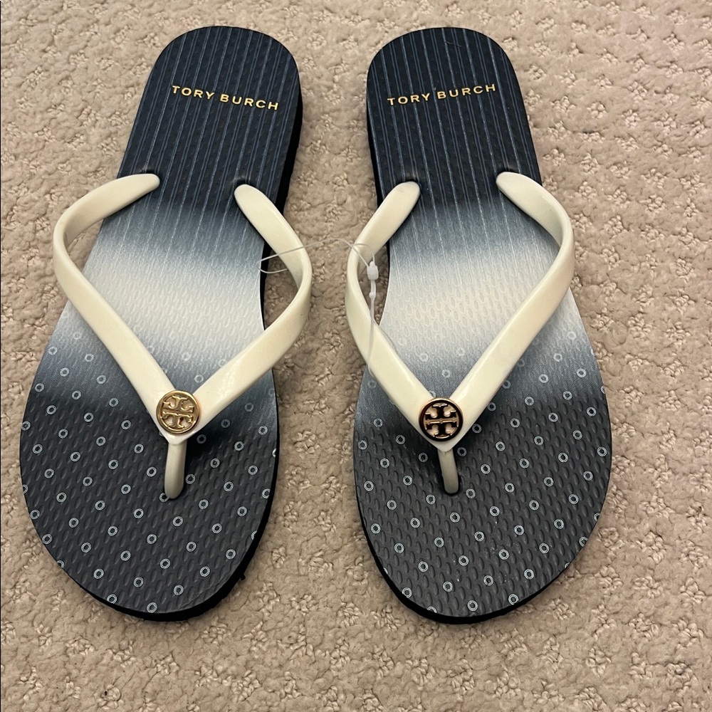 Tory Burch Rubber Flip Flops - NEW